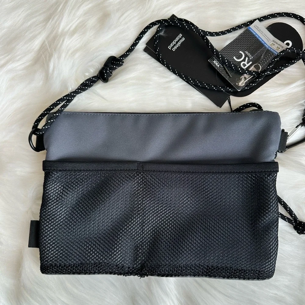 NWT Cordura Advanced Fabric Accessory Utility Pouch Dark Grey and Black
